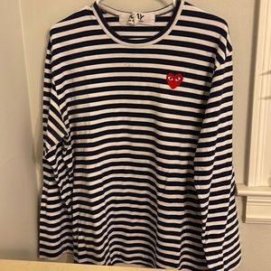 CDG long sleeve tee shirt